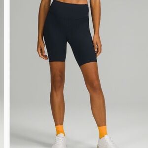 lululemon Base Pace High-Rise short 8” navy blue